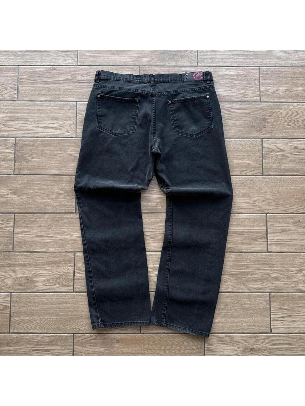 Y2K Ecko Unltd. Slim Straight 00s Black Denim 00s Jeans